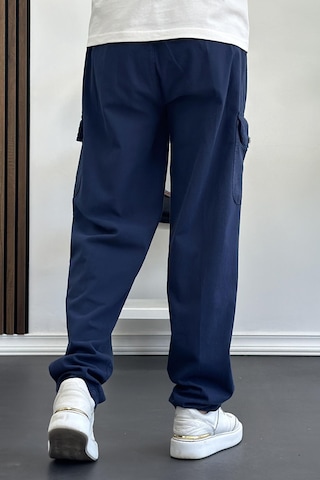 Edwoxmen Erkek Baggy Kalıp Kargo Cepli Pantolon Lacivert Edw131-lacivert Lacivert