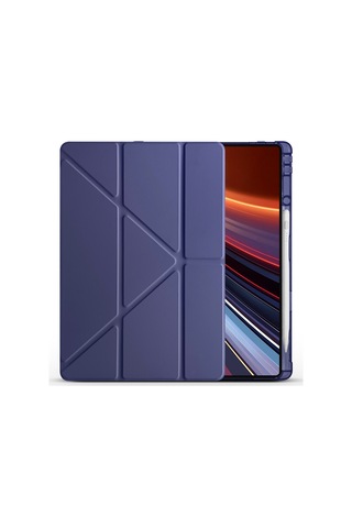 Honor Pad Gt Pro Kılıf Zore Tri Folding Kalem Bölmeli Standlı Kılıf Kapaklı Kılıf