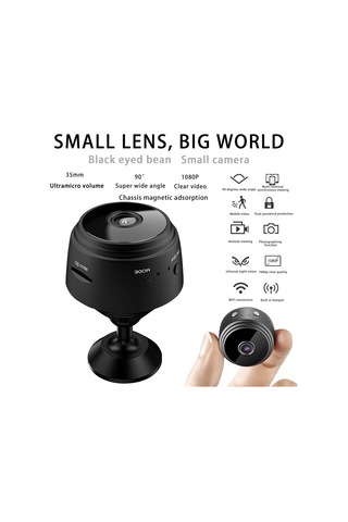 Gajeena 3 Adet Siyah Kamera: 1080p Hd Wıfı Ev/outdoor Güvenlik Kamerası, İki Yönlü Ses, İnfrafedilek Gece Görüşü, Hareket Algılama, Uzak Erişim