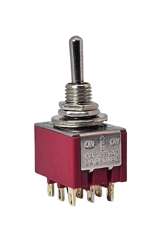Ic-148b Toggle Switch On-off-on Ø6mm Mts-303