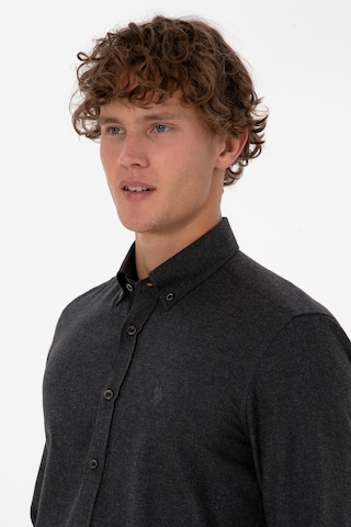 U.s. Polo Assn. Erkek Siyah Gömlek Basic 50316721-vr046 Siyah