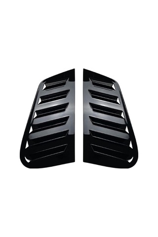 Volkswagen Golf 4 Kelebek Cam Kaplama Vizörü Parlak Siyah