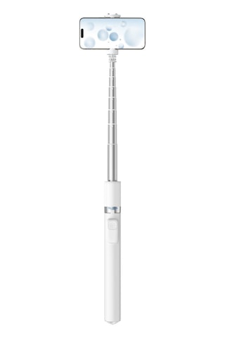 Telesin Bluetooth Özellikli Tripod & Selfie Stick 1.7m Beyaz Renkli Hafif Ve Taşınabilir