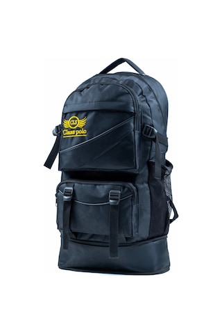 Probag Çok Bölmeli Suya Dayanıklı Outdoor Sırt Çantası Dağcı Çantası Kamp & Günlük Kullanım Siyah
