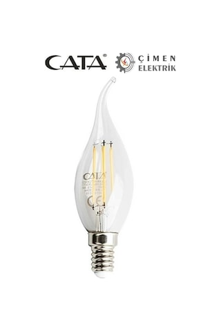 Cata Ct 4062 4w Led Flament Ampul 3200k Günışığı E14 Duy