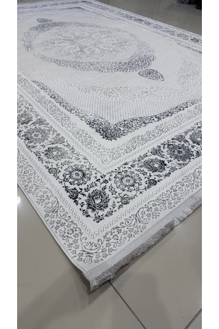 Safyün Halı Kadife Kf504 Gri 200 X 290 Renkli