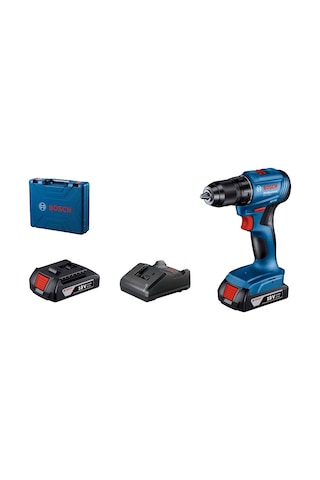 Bosch Professional GSR 185-Li 2Ah Çift Akülü Delme/Vidalama Makinesi - 06019K3000