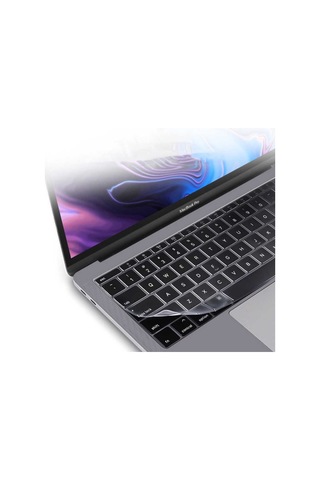 Lexroo Macbook Uyumlu 15.4' Pro A1286 Retina Klavye Koruyucu Şeffaf Silikon Ped - Renksiz