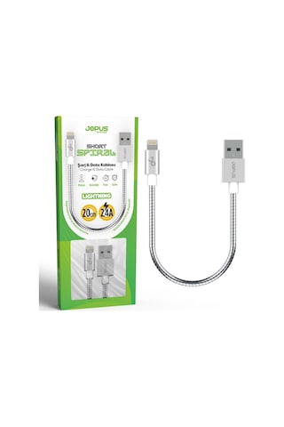 Jopus JO-DK5 Lightning 0.2 M Hızlı Şarj Kablosu Beyaz