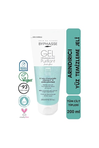 Byphasse Arındırıcı Yüz Temizleme Jeli Tüm Cilt Tipleri 200 ML