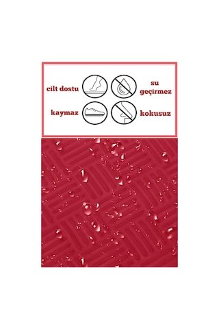 Eva Tatami Yumuşak Zemin Minderi 13 Mm Kırmızı