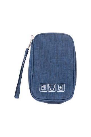 Leezsing Veri Kablosu Saklama Çantası Koruyucu Kılıf Seyahat Elektronik Düzenleyici Çanta Kablo Düzenleyici Kılıf Taşınabilir Dijital Saklama Çantası Diğer