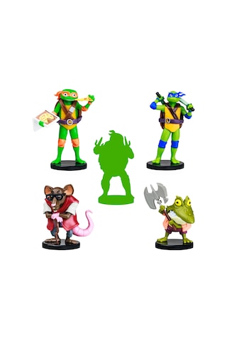 Tmnt Figürlü Kalem Başlığı 5'li Paket Model 1 Nt2040