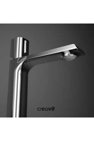 Creavit Alfa Lavabo Banyo Eviye Bataryası 3'lü Set AL1500-AL2500-AL8500 Krom
