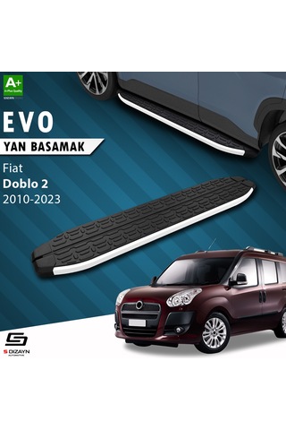 S-dizayn Fiat Doblo 2 Evo Aluminyum Yan Basamak 193 Cm 2010 Üzeri