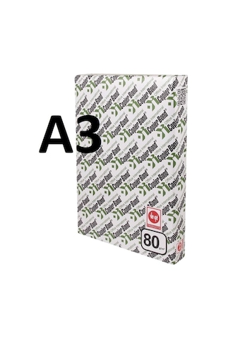 Copier Bond A3 80gr/m2 Fotokopi Kağıdı 1 Koli (5'li Paket)