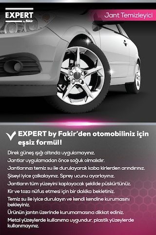 Expert by Fakir Jant Temizleyici ve Parlatıcı Sprey 750 ML