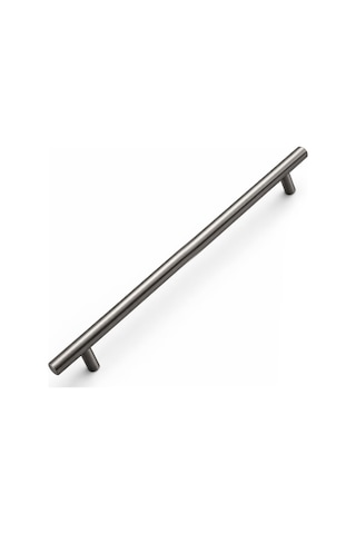224 Mm 10 Adet Titanyum Renk Metal Mobilya Mutfak Dolap Çekmece Dolabı Kulbu Kulpu Kulpları