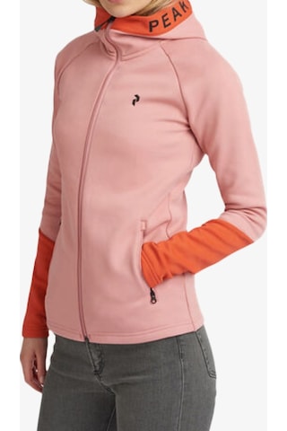 Peak Performance W Rider Mid Zip Hood Kadın Pembe Softshell Mont G78879040-30192 Pembe