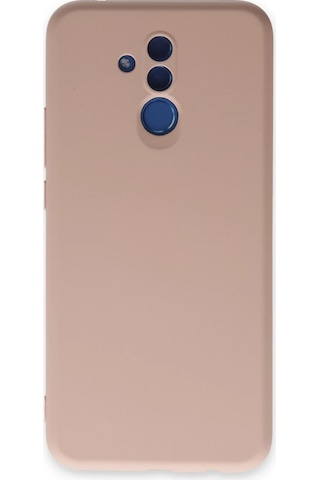 Newface - 604 - Huawei Mate 20 Lite Kılıf Nano İçi Kadife Silikon - Csmo-tex - - Pudra