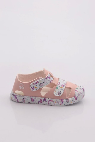 Benetton Bn-1410 Çocuk Sandalet Pudra