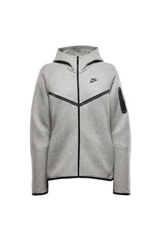 Nike Sportswear Tech Fleece Windrunner Kadın Günlük Polar Ceket Hv6747-063 Gri Renkli