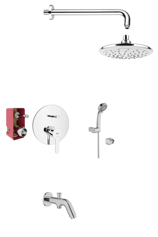 Kale 310201200147 Verde 3 Çıkışlı Ankastre Set Krom
