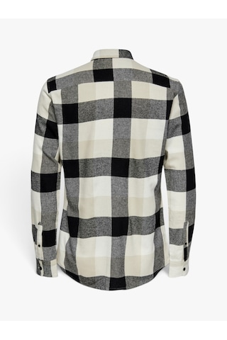 Only & Sons Onsgudmund Ls 3t Check Shırt Noos Erkek Beyaz Uk Gömlek - 22020301 Beyaz