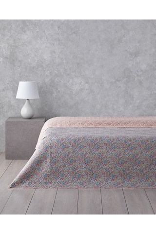 English Home Floral Serenade Tek Kişilik Çok Amaçlı Örtü 160x220 Cm Mavi Mavi