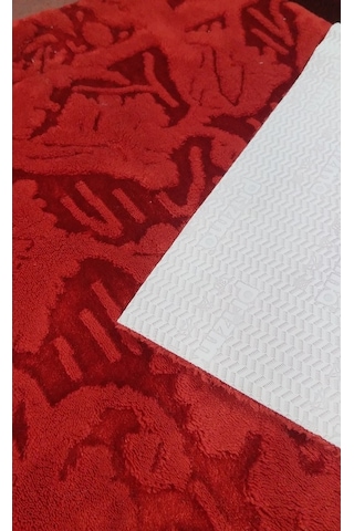 Prizma Bianca Eskitme Desen Kaymaz Latex Taban Halı 150x200 Kır