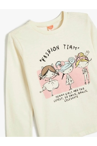 Koton Kız Bebek Sweatshirt Bej 5wmg10066ak 25ky59000337 Y5919 Bej