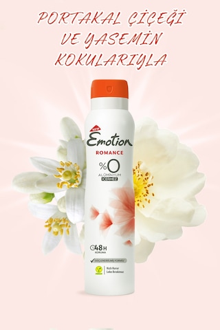 Romance Kadın Vegan Deodorant 6x150ML Hızlı Kurur, Leke Bırakmaz
