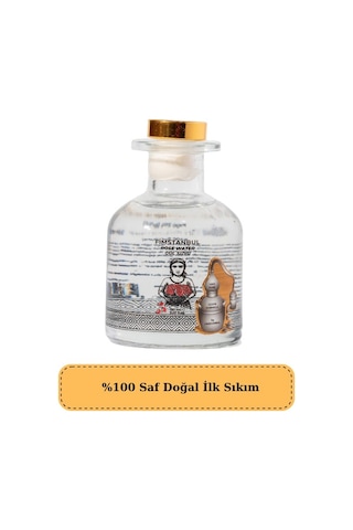 Fimstanbul İlk Sıkım %100 Saf Doğal Gül Suyu 150 Ml Rose Water - Cam Şişe Yaprak Taneli