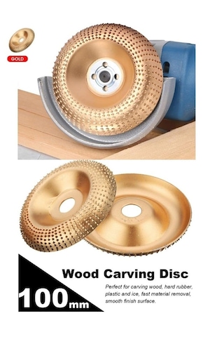 Ahşap Törpü Eğe Dis Kuksa Tabak Oval Oyma Açılı Taşlama 100 MM