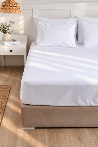 İstanbul Serisi 83tel 2 Adet Büyük Boy Yastık Kılıfı 60x80cm Ortopedik Yastık Için Uyumlu Beyaz