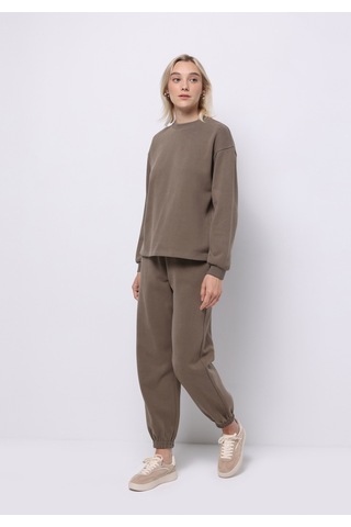 Colins Regular Fit Orta Bel Düz Kadın Bej Eşofman Altı Cl1076454 Q1.v2 Lbr Light Brown