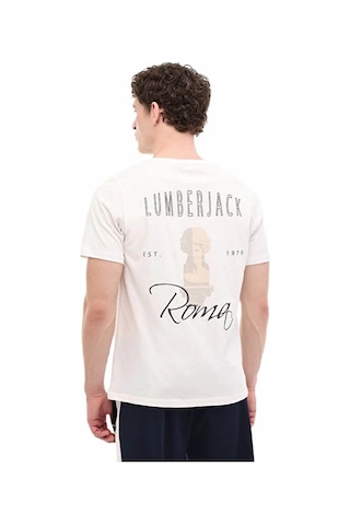 Lumberjack Ml Dex 11ıtl1314 6fx Beyaz Erkek T-shirt A102054942 Beyaz