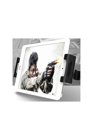 Ally Chz-04 Araç Arka Koltuk Tablet Ve Telefon Tutucu Siyah 12,9 İnç'e Kadar - Mh-hs5827182348