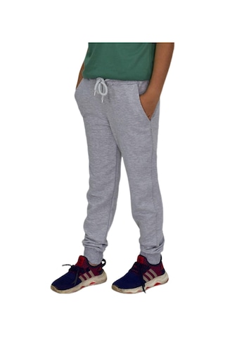 Çocuk Eşofman Altı Paça Manşetli Kız Erkek Bgl-st04726 Gri