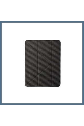Buradabulabilirsin Apple Uyumlu iPad Pro 13 2024 Kılıf Color Karbon Tablet Kılıfı - Koyu Gri Bbz