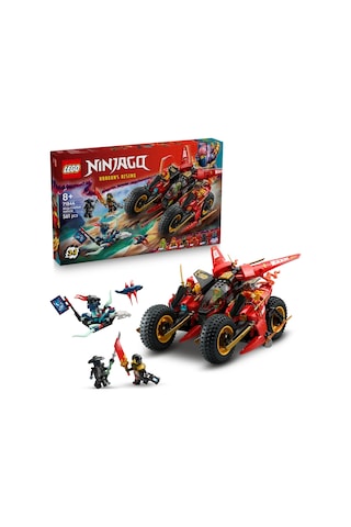 LEGO® NINJAGO® Ninja Savaş Aracı 71844 - 8 Yaş ve Üzeri Çocuklar için 3’ü 1 Arada Oyuncak Yapım Seti (561 Parça)