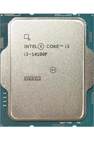 Intel Core İ3 14100f 17mb 4çekirdekli Vga Yok 1700p 58w Kutusuz+fansız
