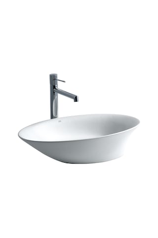 Eh-4610mb Tezgah Üstü Porselen Lavabo Gri