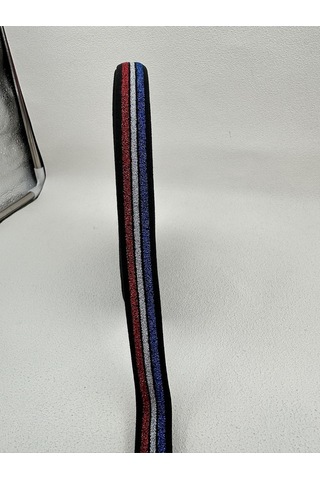 Paşateks 2-2.5 Cm Cm Simli Dokuma Lastik-5 Metre-siyah
