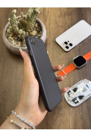 Apple iPhone 7 Plus Uyumlu Süper İnce Mat Ultra Thin Silikon Kılıf Siyah
