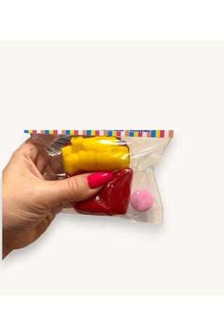 Moj Moj Taba Squish Patates Kızartması Sukuşi Yumuşak Stres Atıcı Oyuncak - 1 Adet