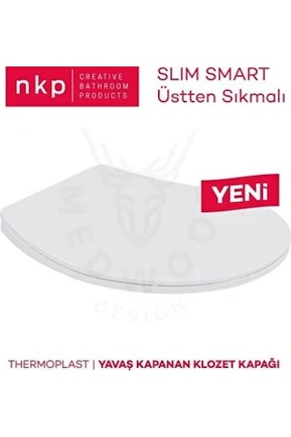 Nkp Slim Smart Yavaş Kapanan Klozet Kapağı 0302 Thermoplast Diğer