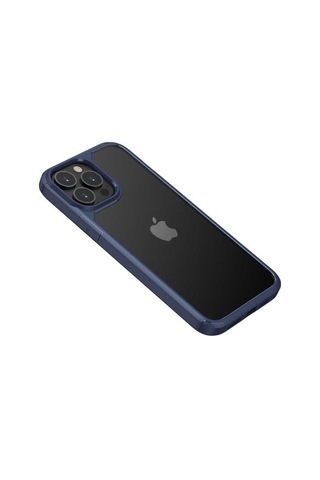 Apple Uyumlu iPhone 13 Pro Max Kılıf Zore Roll Kapak Mavi