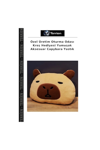 Özel Üretim Oturma Odası Kreş si Yumuşak Aksesuar Capybara Yastık Çok Renkli