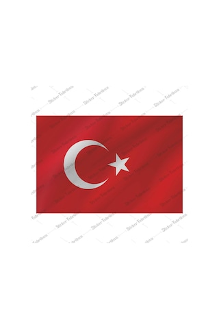 Türk Bayrağı Ay Yıldız Türkiye Sticker 00969